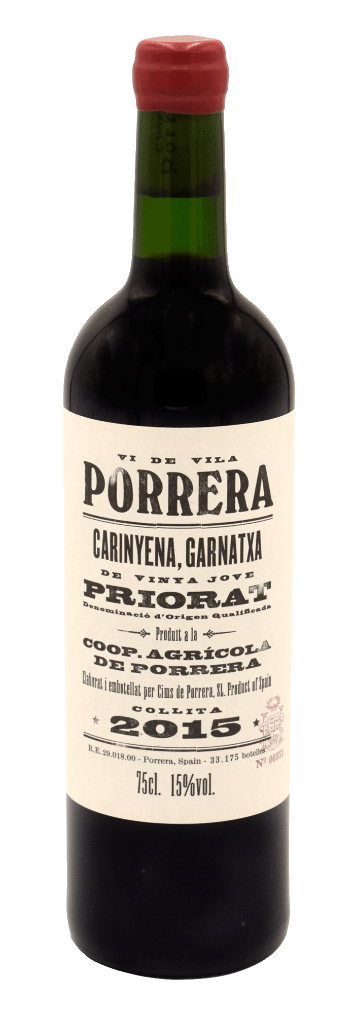 "Vi de Vila" Cims de Porrera Priorat