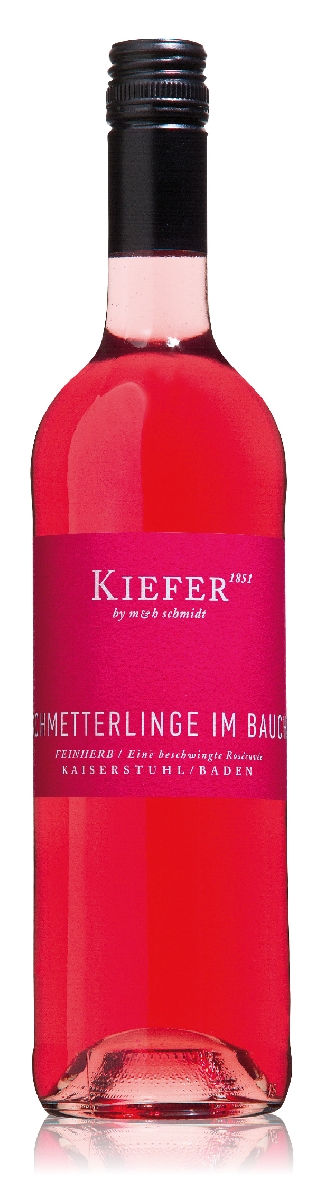 "Schmetterlinge im Bauch" Rosé QbA feinherb Weingut Kiefer, Baden