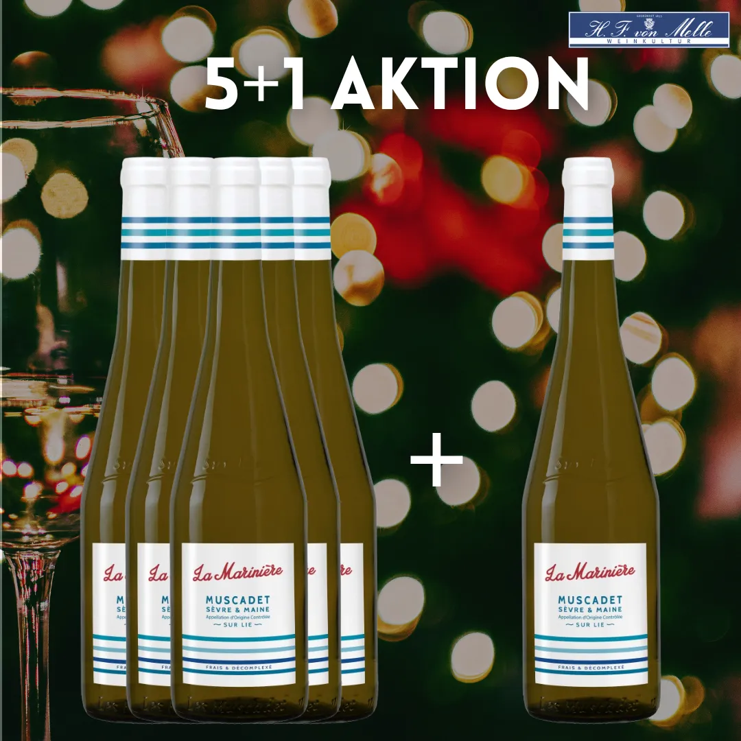 Vorteilspaket Muscadet sur Lie "La Mariniere" 5+1 Aktion