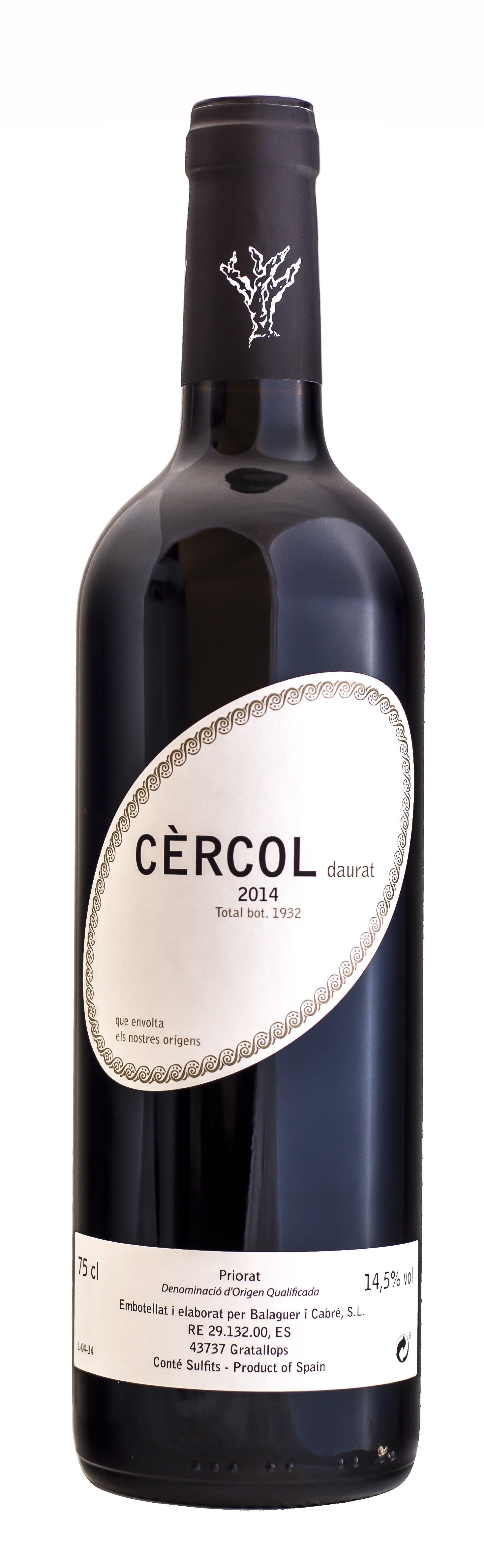 "Cercol Daurat", Celler Balaguer - Priorat