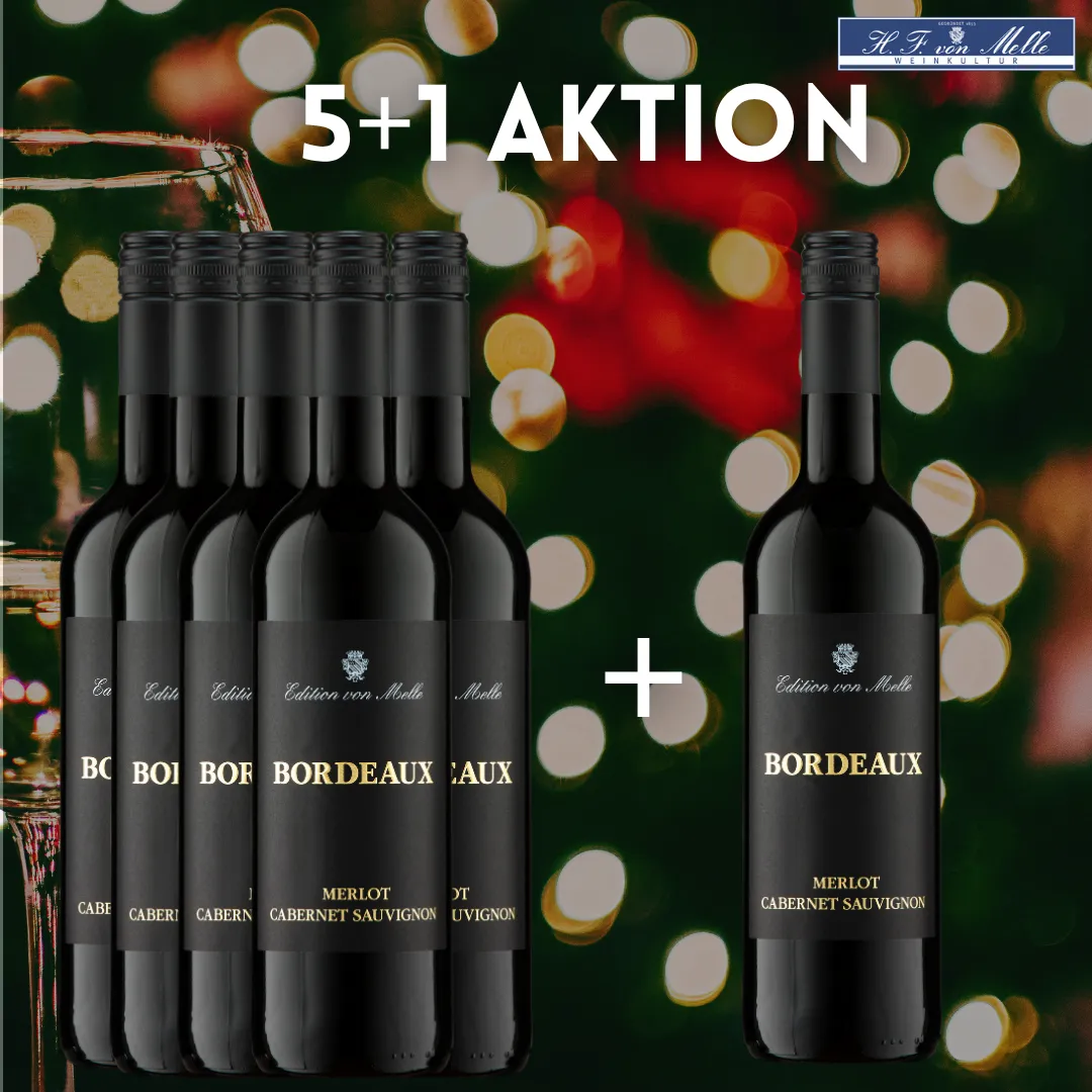 Voteilspaket Bordeaux "Edition von Melle" 5+1 Aktion