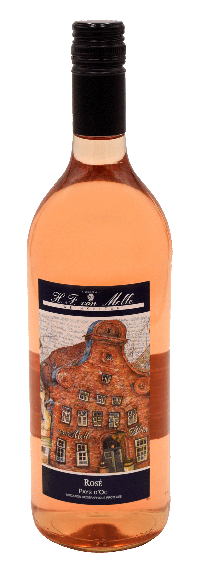 "von-Melle" Rosé Pays d Oc IGP, 1,0 Liter