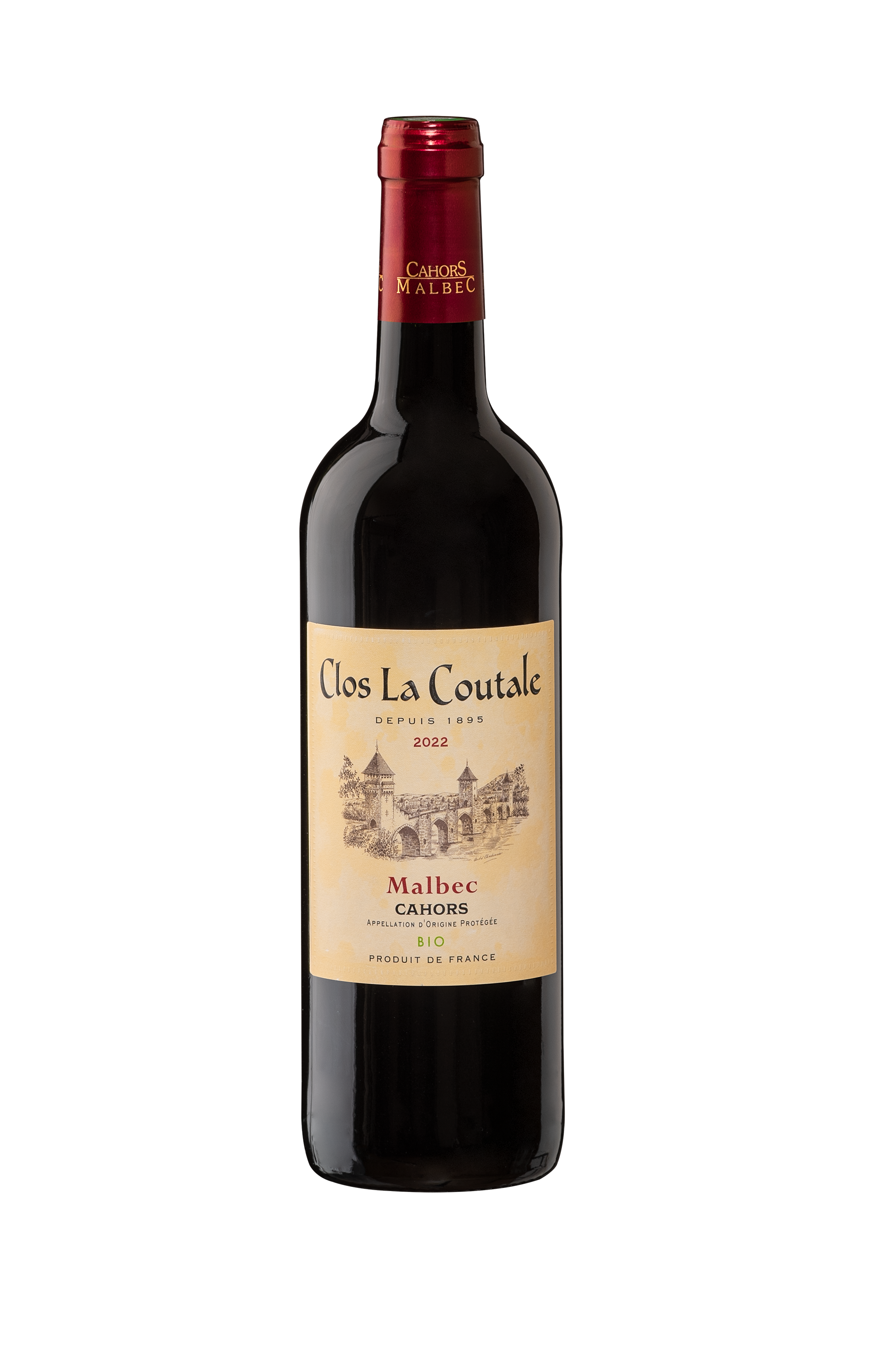 "Clos La Coutale" Cahors AOP (Bio)